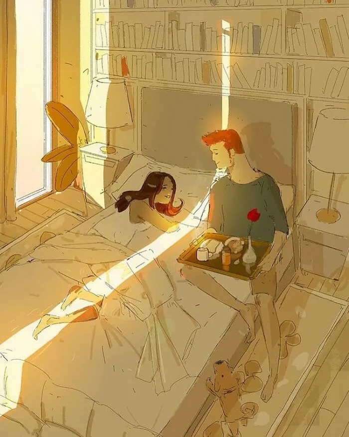 Husband Illustrates The Idyllic Moments Of Everyday Life With His Wife And Kids (30 New Pics)