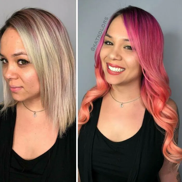 28 Mujeres que eligieron un color inusual para su pelo y acabaron con un aspecto genial