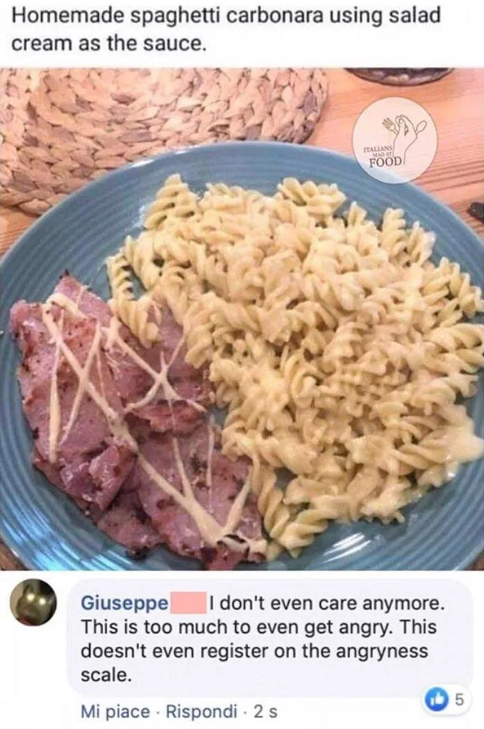 45 Times Italians Expressed Their Disgust Over Italian Dishes Cooked By Other People