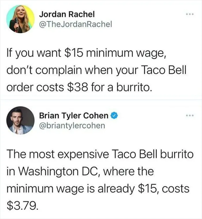 28 Brilliant Comebacks People Had To These Dumb Reasons Why Some People Don't Want The Minimum Wage Raised In The US