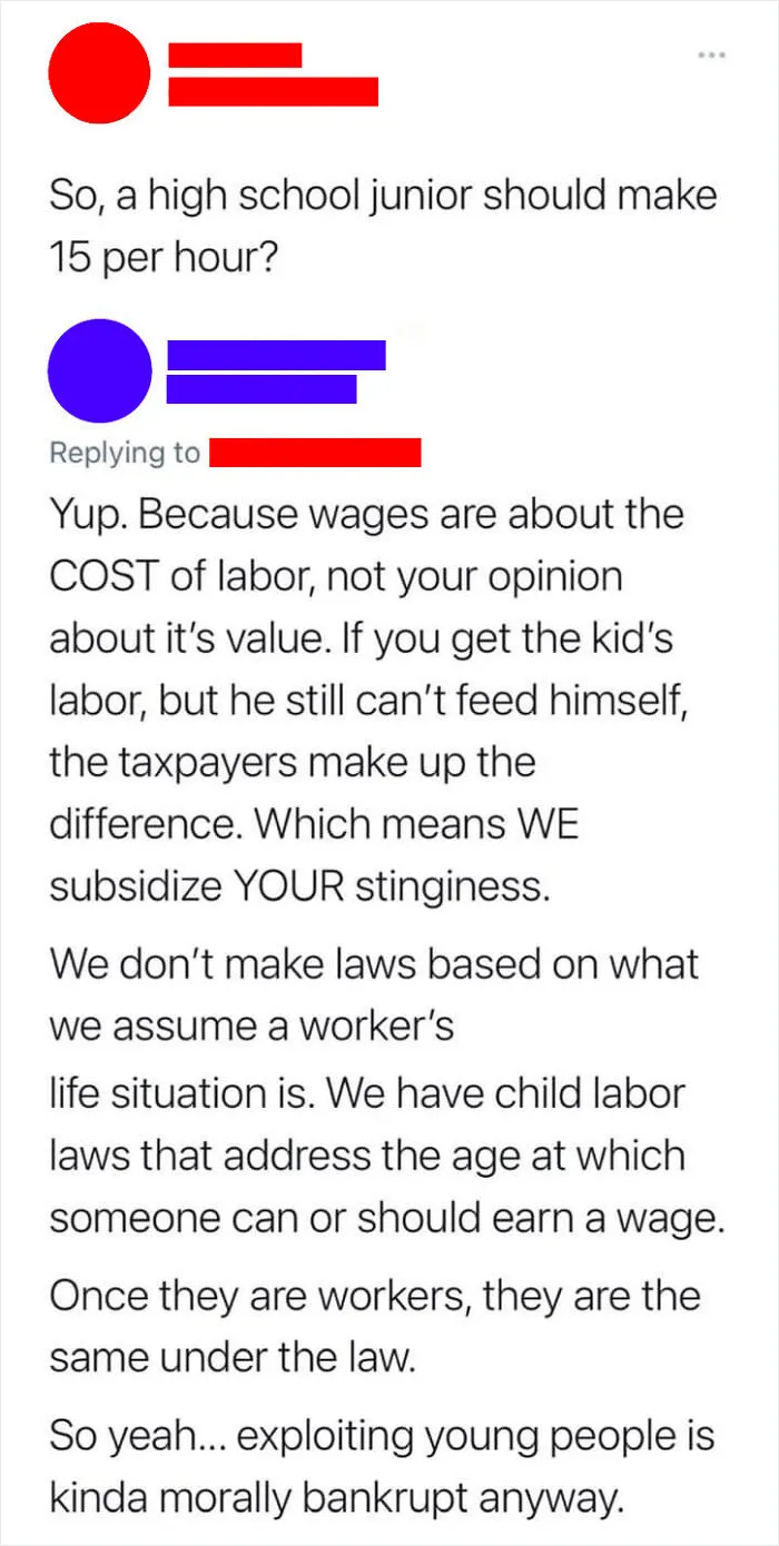 28 Brilliant Comebacks People Had To These Dumb Reasons Why Some People Don't Want The Minimum Wage Raised In The US