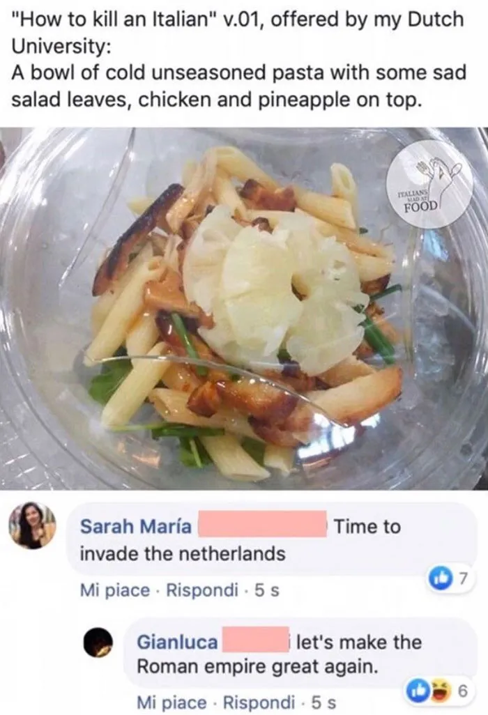 45 Times Italians Expressed Their Disgust Over Italian Dishes Cooked By Other People