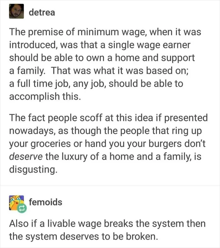 28 Brilliant Comebacks People Had To These Dumb Reasons Why Some People Don't Want The Minimum Wage Raised In The US