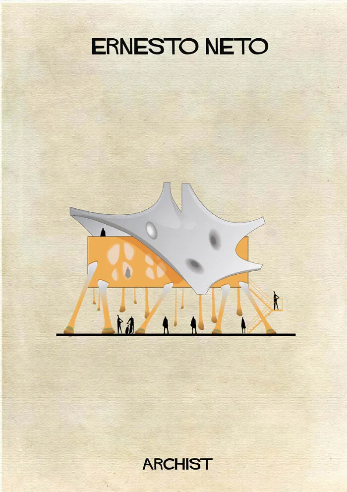 If 30 Iconic Artists Were Architects, As Imagined By Federico Babina