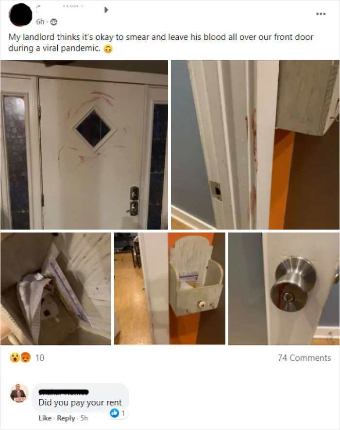 Joined A Facebook Group Looking To Rent A Place That Turned Out To Be 95% Landlords, Here's A Nice Comment One Left On A Post