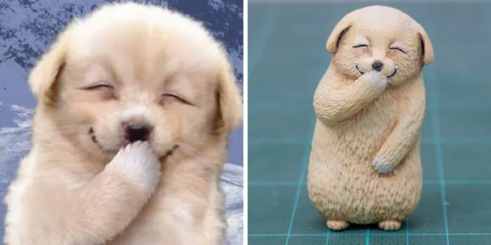 Este artista japonés transforma curiosos momentos de animales en esculturas, y el resultado es divertidísimo (30 fotos nuevas)