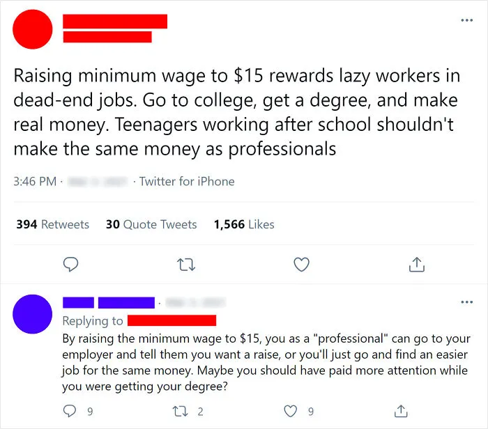 28 Brilliant Comebacks People Had To These Dumb Reasons Why Some People Don't Want The Minimum Wage Raised In The US