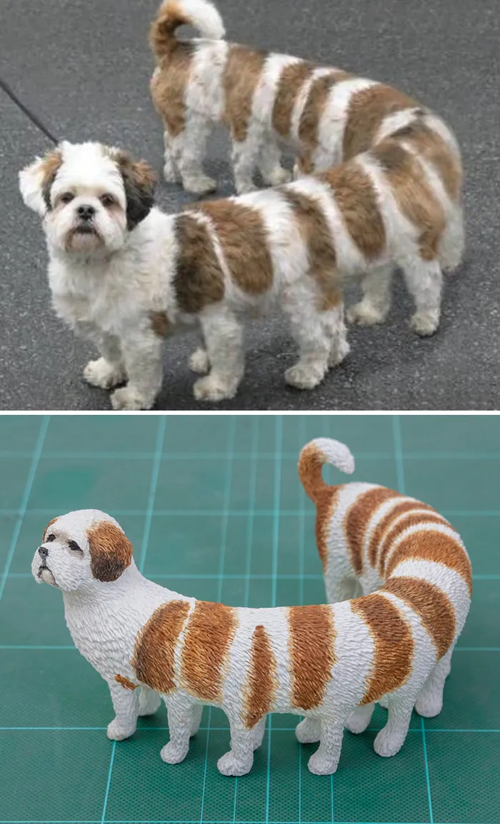 Este artista japonés transforma curiosos momentos de animales en esculturas, y el resultado es divertidísimo (30 fotos nuevas)