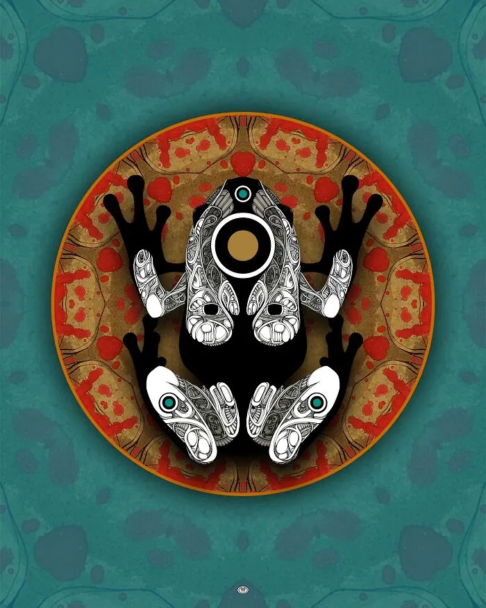 My 6 Drawings Of Mandala Frogs