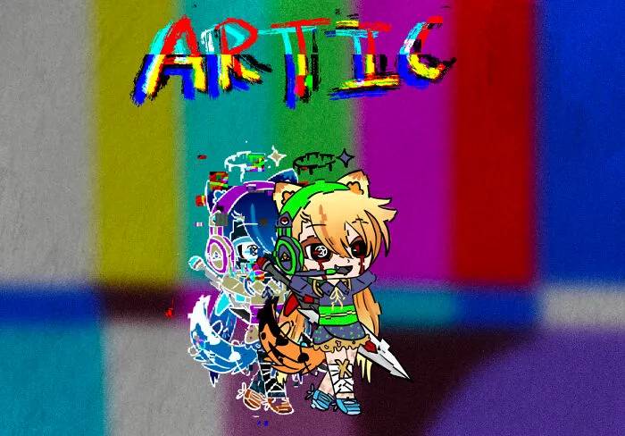 This Is An Oc Of Mine That I Made (Just A Glitchy Fox Lol)