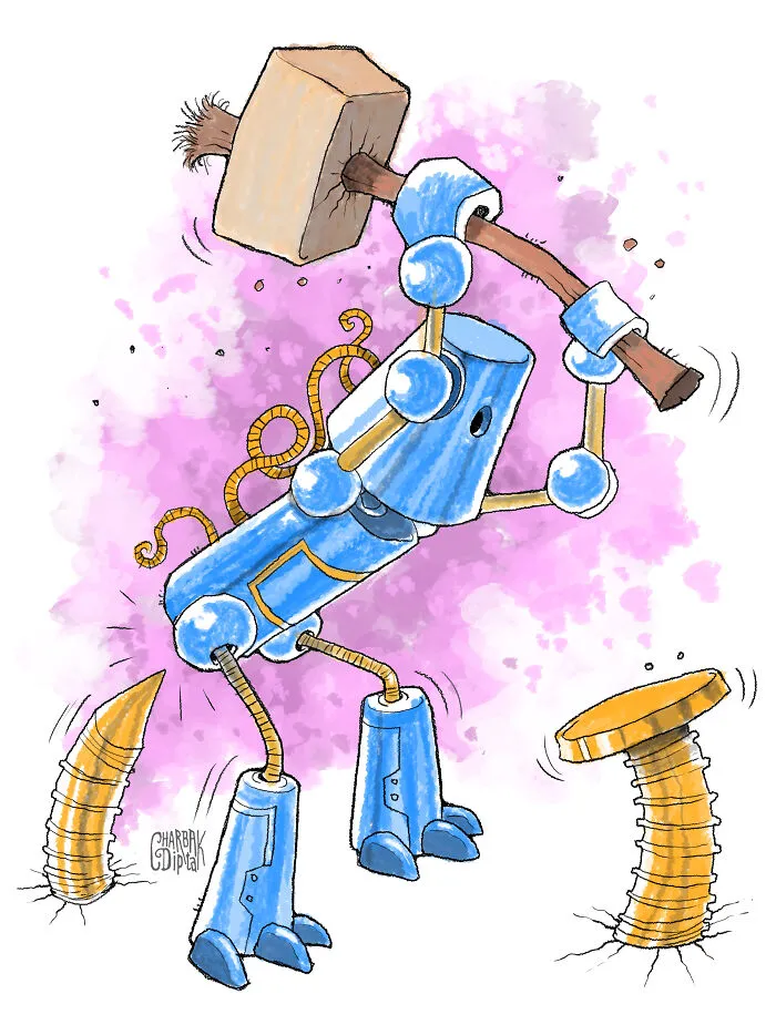 My Robot Illustration Series (10 Pics)