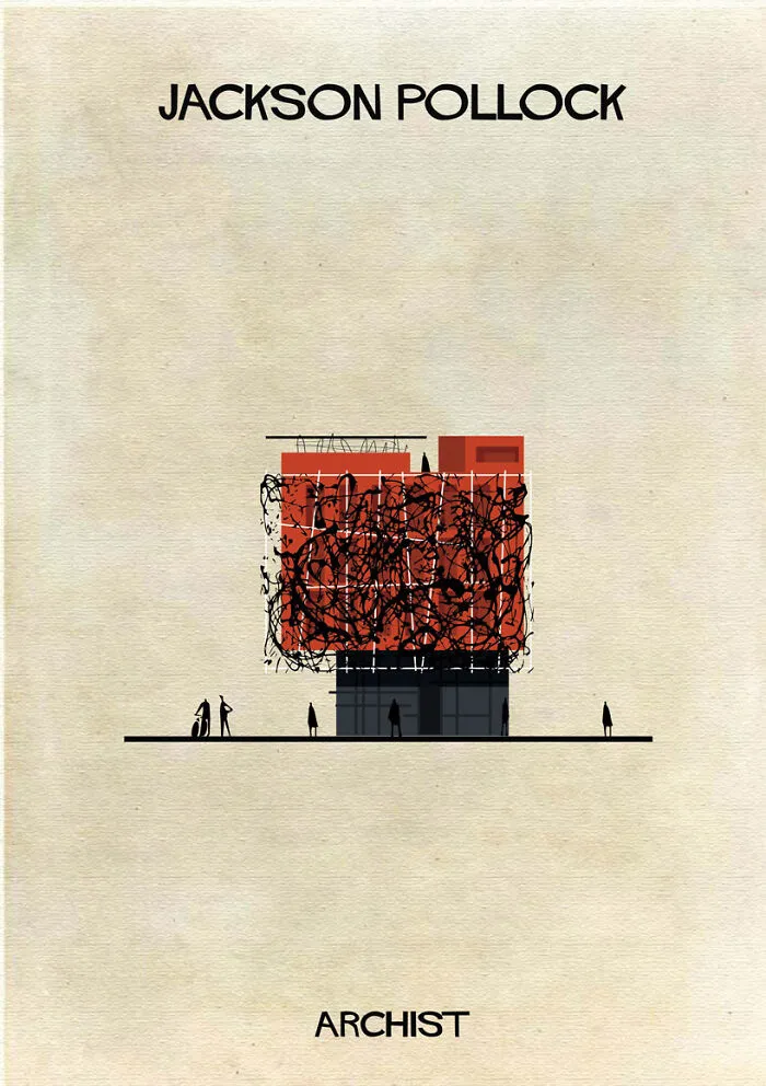 If 30 Iconic Artists Were Architects, As Imagined By Federico Babina