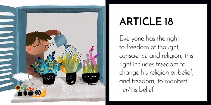 Article 18: Everyone Has The Right To Freedom Of Thought