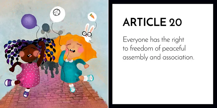 Article 20: Everyone Has The Right To Peaceful Assembly