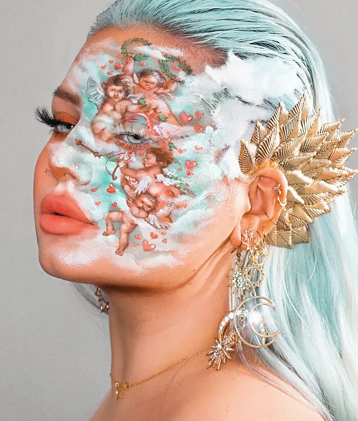 I Use Makeup To Create Art On My Face (107 Pics)
