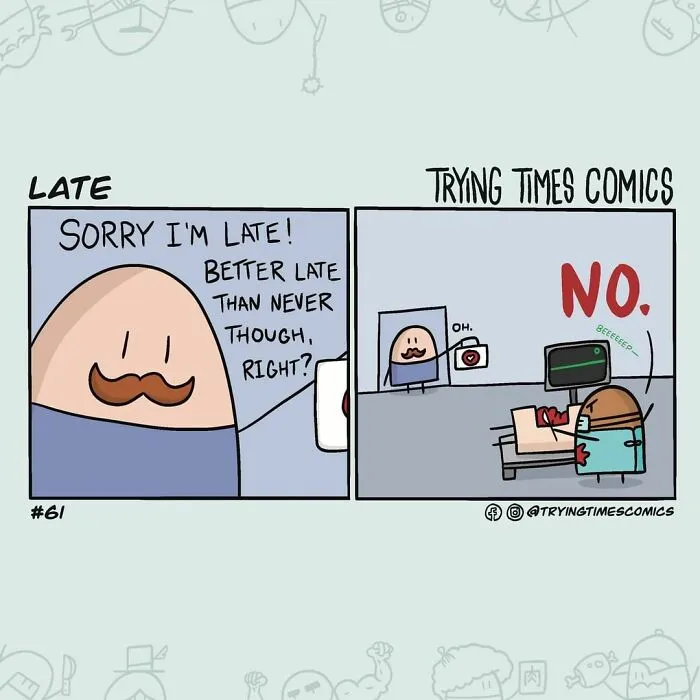 40 Short And Funny Comics With Twisted Endings By Trying Times Comics