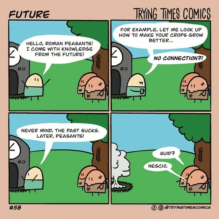 40 Short And Funny Comics With Twisted Endings By Trying Times Comics