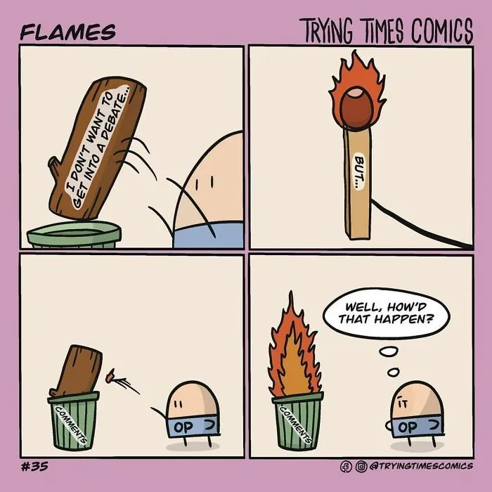 40 Short And Funny Comics With Twisted Endings By Trying Times Comics
