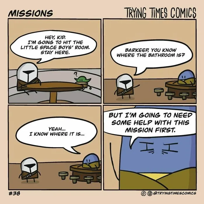 40 Short And Funny Comics With Twisted Endings By Trying Times Comics