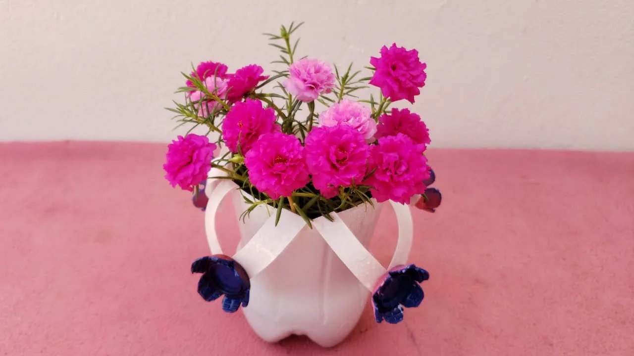 DIY Flower Pot | How To Reuse Plastic Bottles Into Flower Pot For Your Garden | Craft Yours