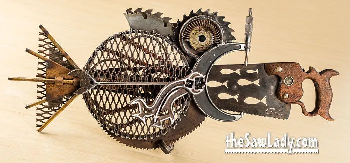 This Big-Bellied Guy Is Ready For Lunch!  I Thought The Caliper Made A Perfect Mouth!