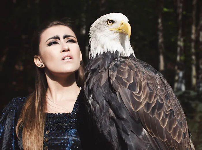 Hunting With Eagle