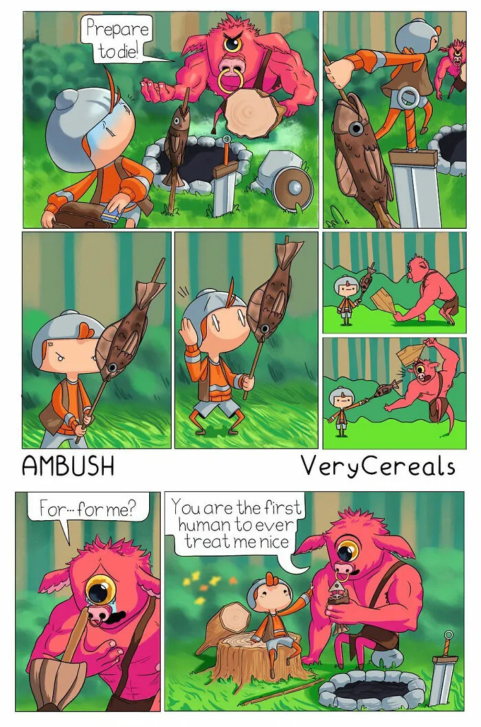 50 Comics With Funny Twists By VeryCereals