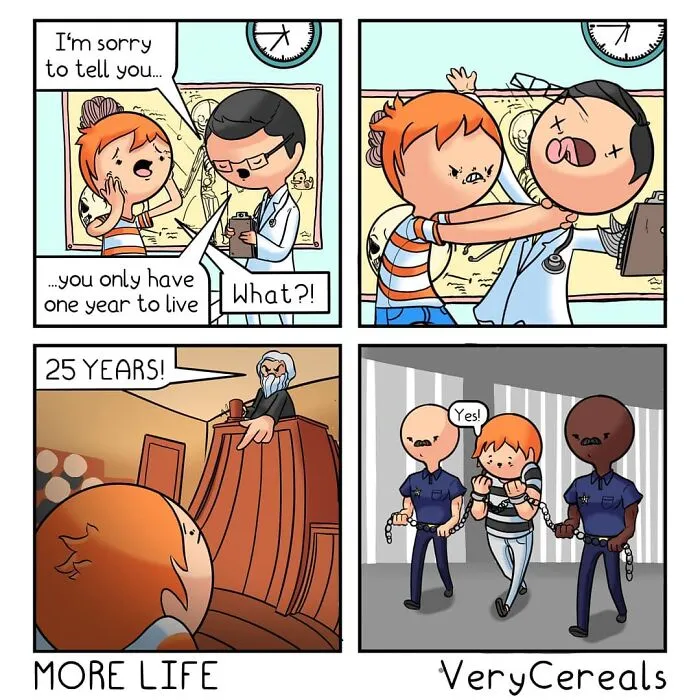 50 Comics With Funny Twists By VeryCereals