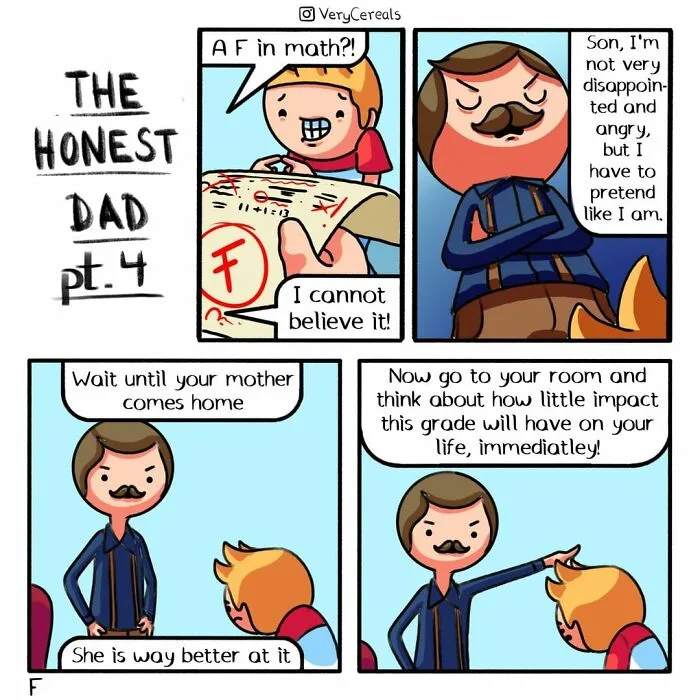 50 Comics With Funny Twists By VeryCereals
