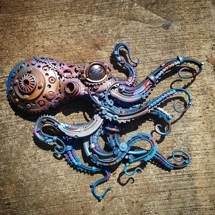 56 Amazing Sculptures Made Out Of Scrap Metal By Alan Williams