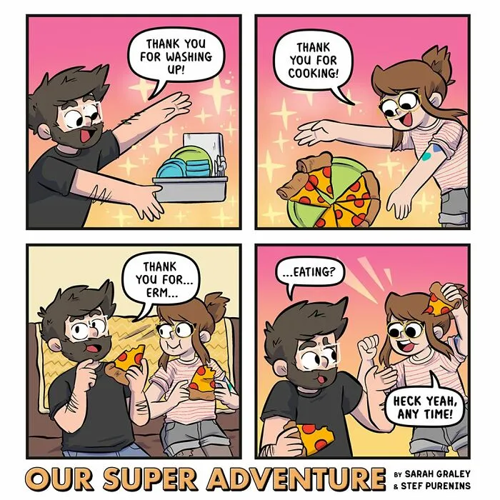 30 New Relatable And Funny Comics About Everyday Life With Four Cats And A Fiancé By This UK Artist