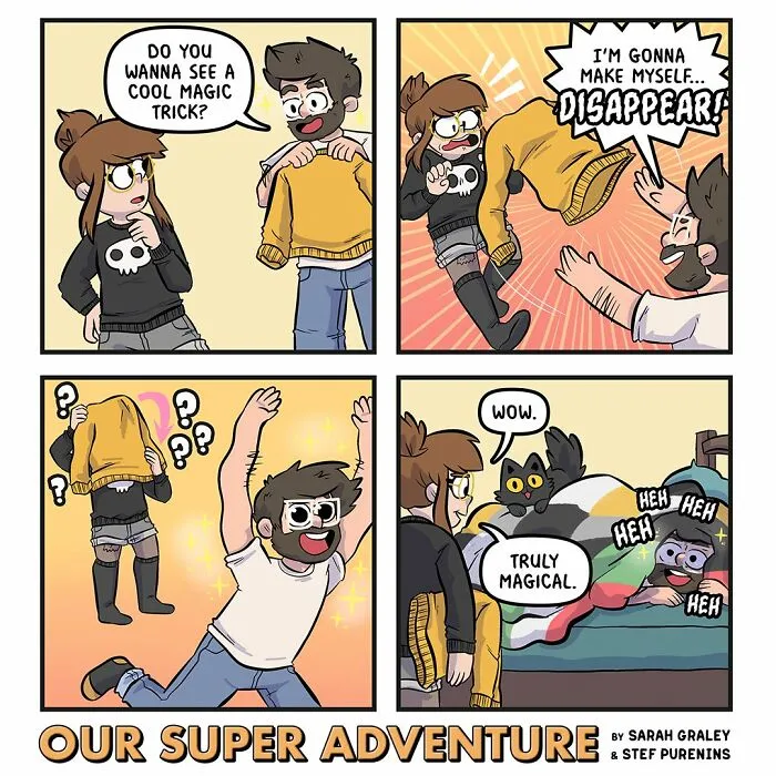 30 New Relatable And Funny Comics About Everyday Life With Four Cats And A Fiancé By This UK Artist