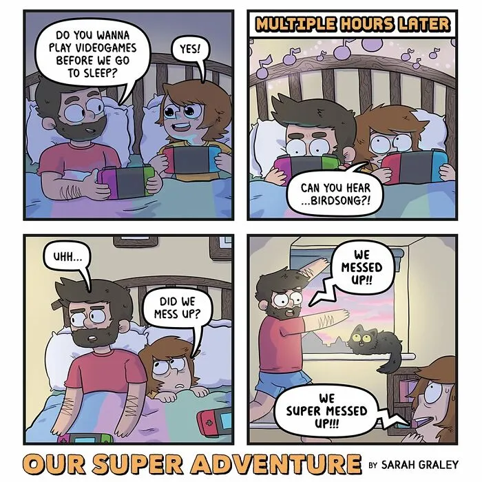 30 New Relatable And Funny Comics About Everyday Life With Four Cats And A Fiancé By This UK Artist