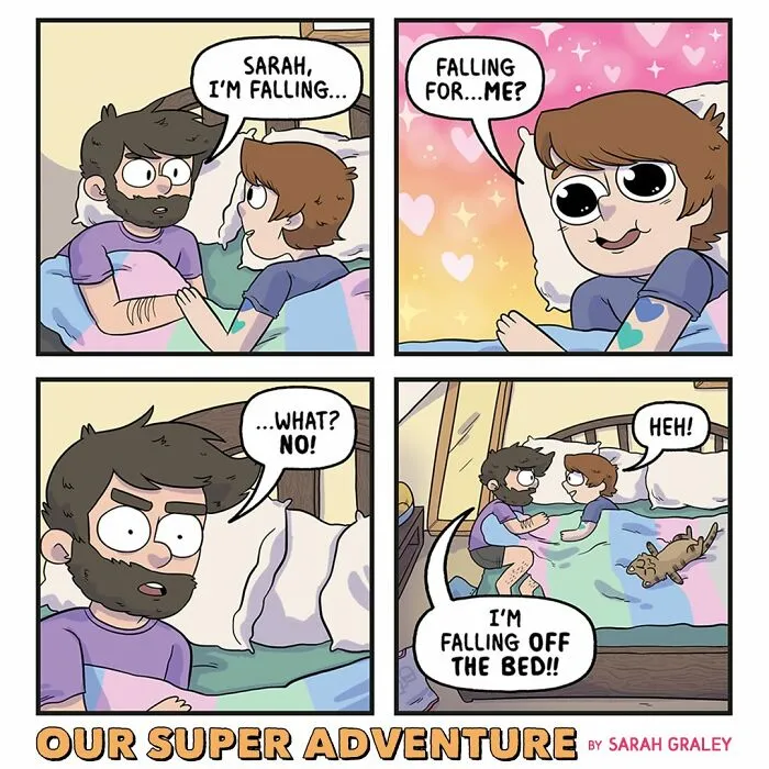 30 New Relatable And Funny Comics About Everyday Life With Four Cats And A Fiancé By This UK Artist