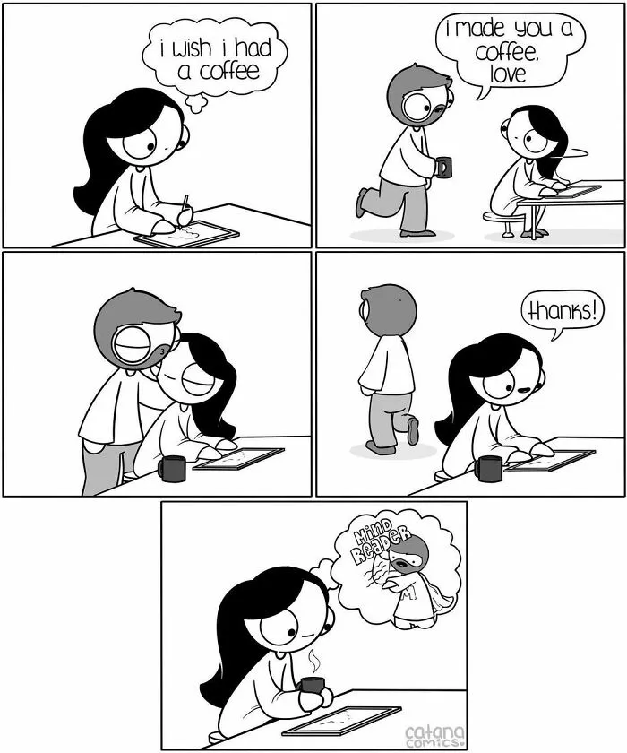 Girlfriend Secretly Illustrates Everyday Life With Her Boyfriend, He Uploads Comics Online And They Go Viral (30 New Pics)