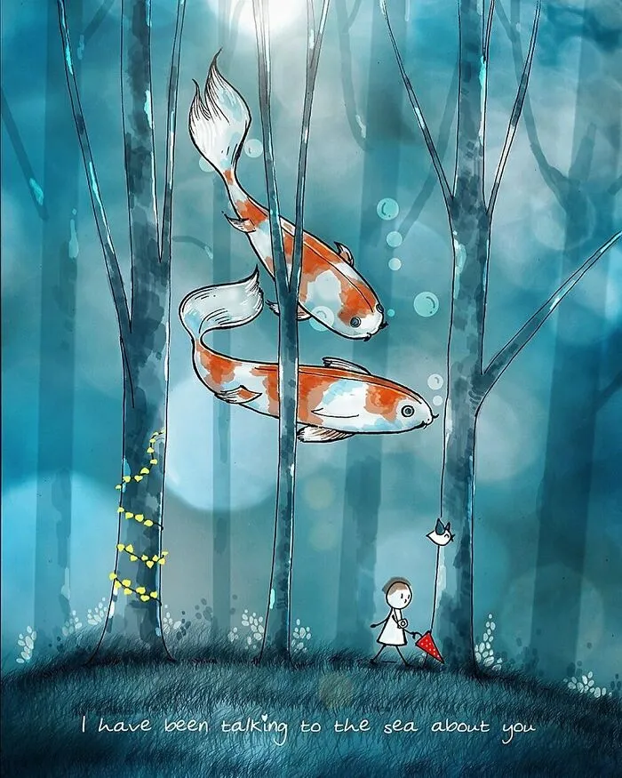 Artist Draws Adorable Illustrations About Love And Life, Here Are 62 Of The Best