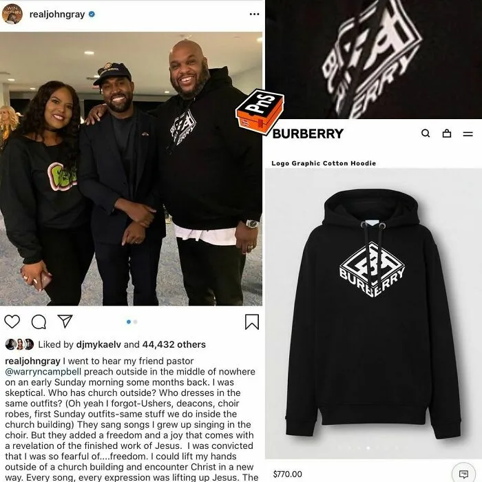 Esto, aquí, es mi, botín de múltiples sitios.  Sudadera con capucha de Burberry, $770
