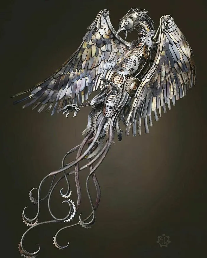 56 Amazing Sculptures Made Out Of Scrap Metal By Alan Williams