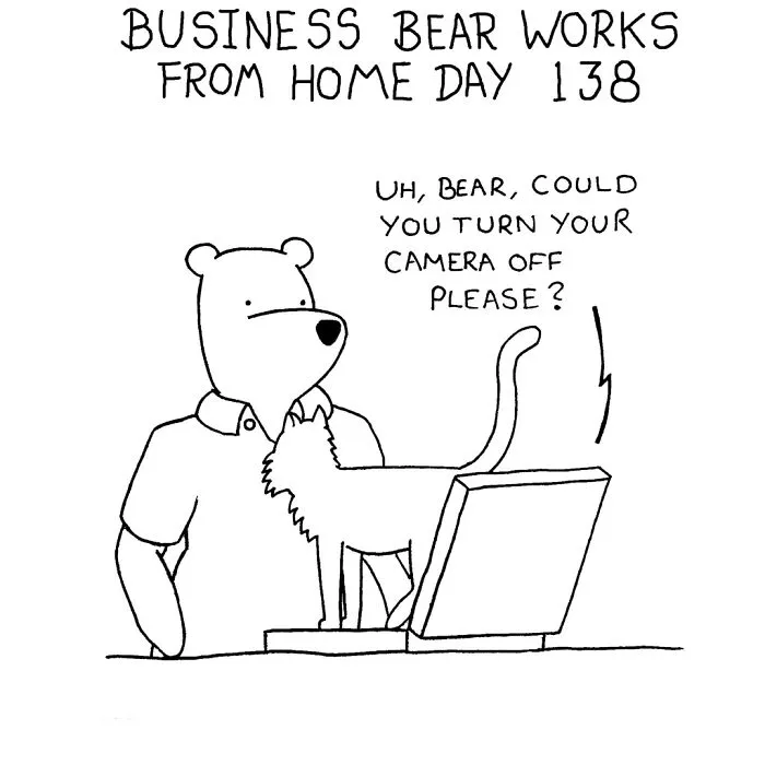 My 58 Comics That Show Silly And Absurd Things I've Experienced Since Working From Home