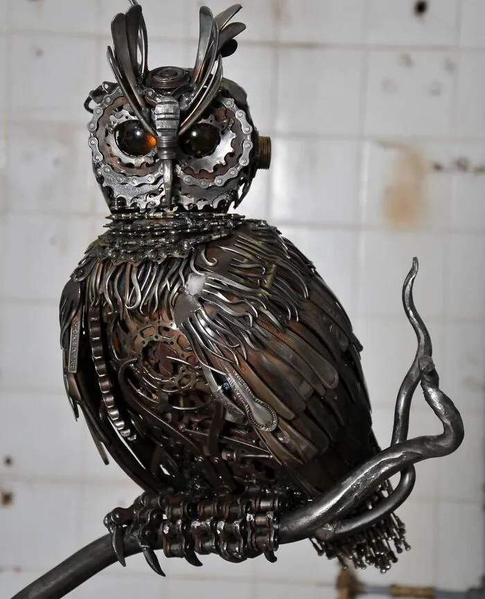 56 Amazing Sculptures Made Out Of Scrap Metal By Alan Williams