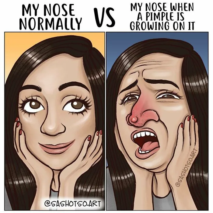 Relatable Girl Struggles Illustrated In 40 Comics By Sashotso Art (New Pics)