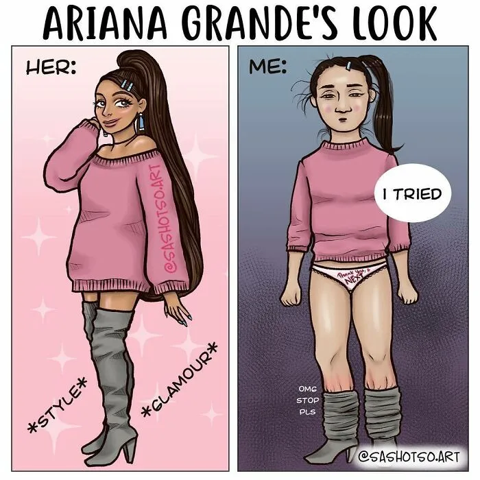 Relatable Girl Struggles Illustrated In 40 Comics By Sashotso Art (New Pics)