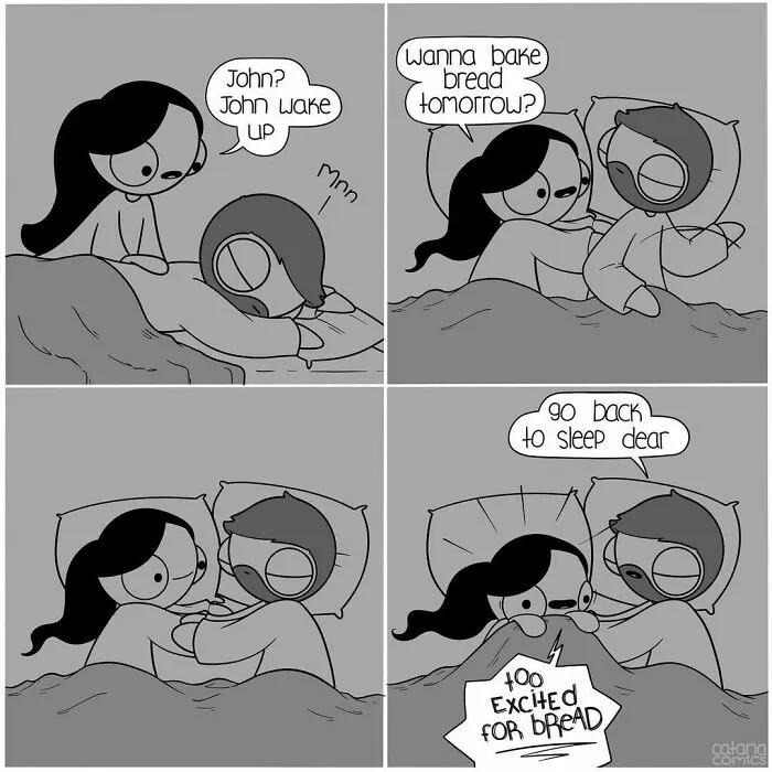 Girlfriend Secretly Illustrates Everyday Life With Her Boyfriend, He Uploads Comics Online And They Go Viral (30 New Pics)