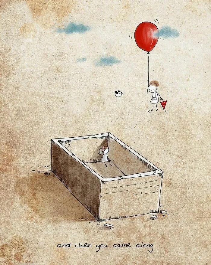Artist Draws Adorable Illustrations About Love And Life, Here Are 62 Of The Best