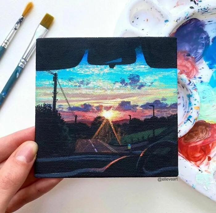 I Create Miniature Paintings Based On Memories And Moments From My Life, Here Are My Best 70 Works