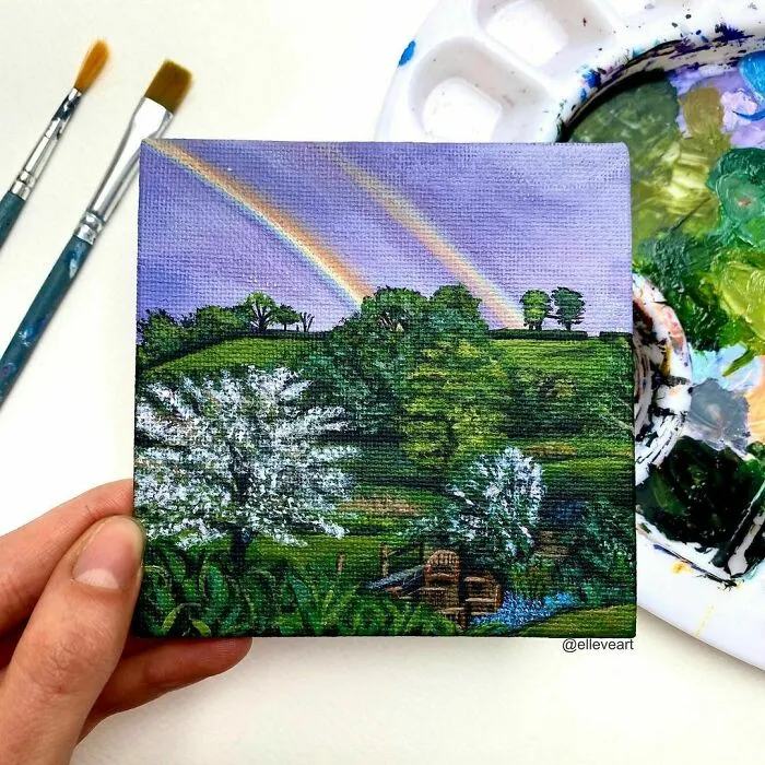 I Create Miniature Paintings Based On Memories And Moments From My Life, Here Are My Best 70 Works