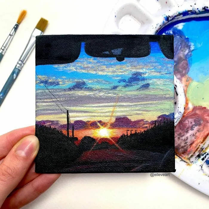 I Create Miniature Paintings Based On Memories And Moments From My Life, Here Are My Best 70 Works