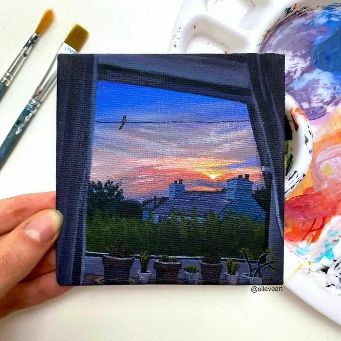 I Create Miniature Paintings Based On Memories And Moments From My Life, Here Are My Best 70 Works