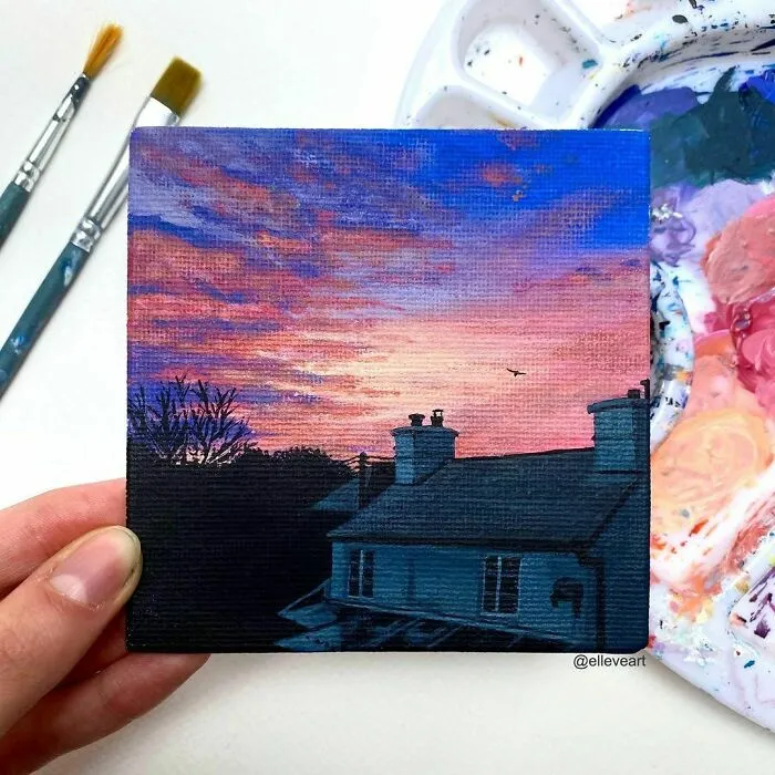 I Create Miniature Paintings Based On Memories And Moments From My Life, Here Are My Best 70 Works
