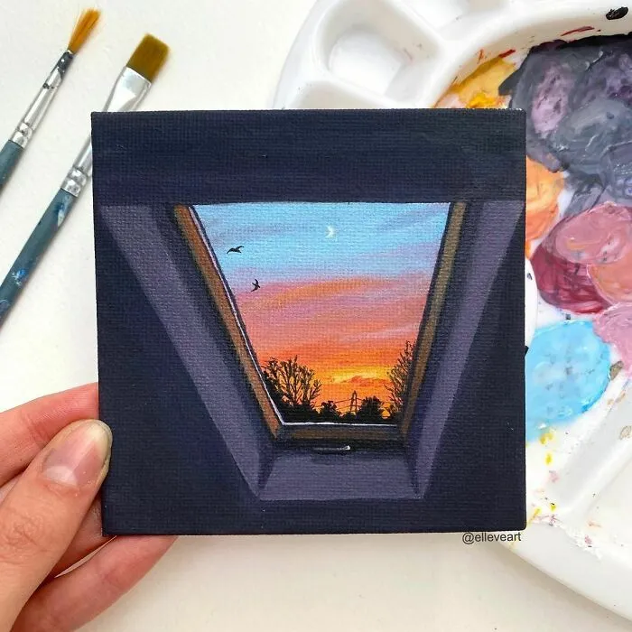 I Create Miniature Paintings Based On Memories And Moments From My Life, Here Are My Best 70 Works